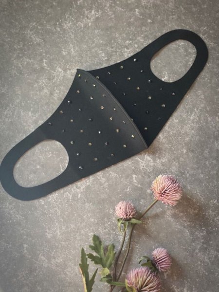 画像4: 100億ドルの輝きマスク スワロフスキー®︎クリスタル使用 ウレタンマスク (4)