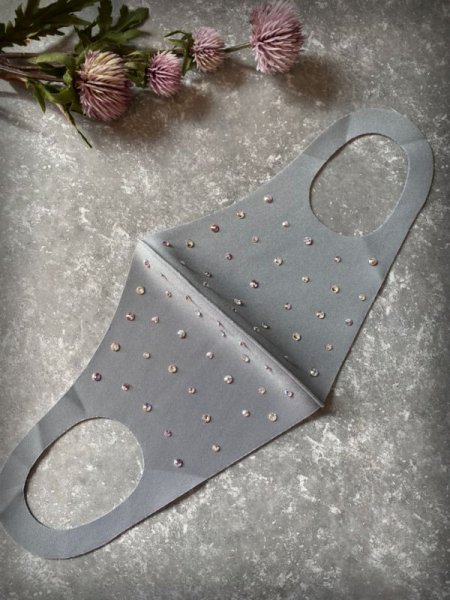 画像5: 100億ドルの輝きマスク スワロフスキー®︎クリスタル使用 ウレタンマスク (5)