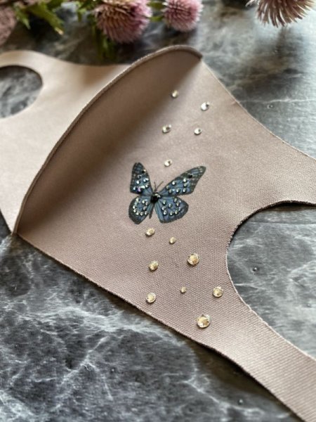 画像3: Butterflyデコマスク スワロフスキー®︎・クリスタル使用 (3)