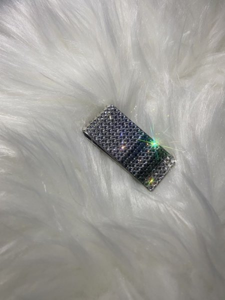 画像11: マネークリップ ボーダー クリスタルシルバー (11)