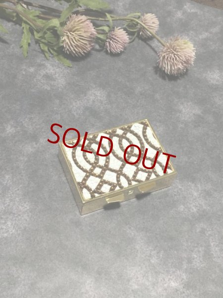 画像2: モロッカン柄　印鑑デコケース　ブラウン (2)