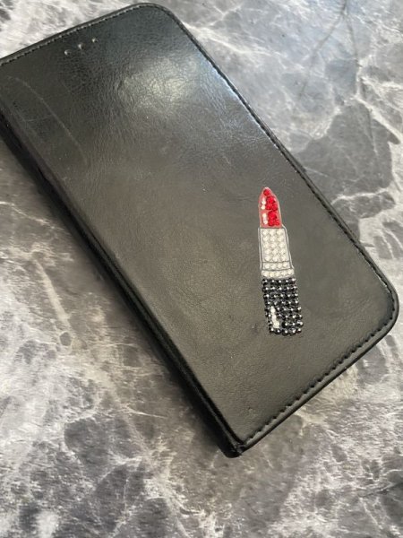 画像2: リップスティック デコシール  スワロフスキー®︎クリスタル使用 (2)