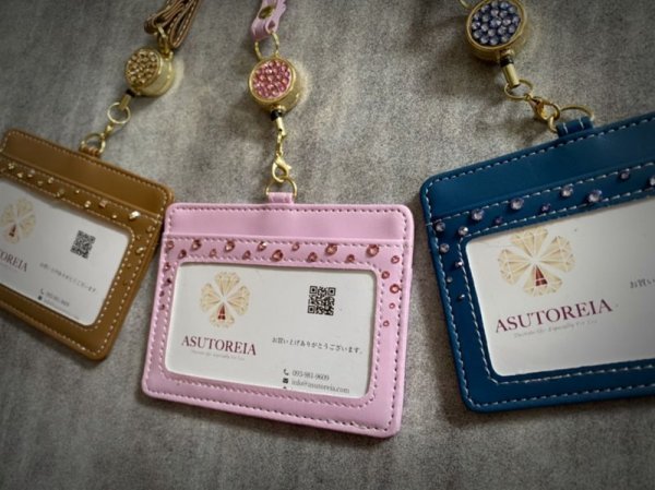 画像14: パスケースデコ スワロフスキー®︎・クリスタル使用 (14)