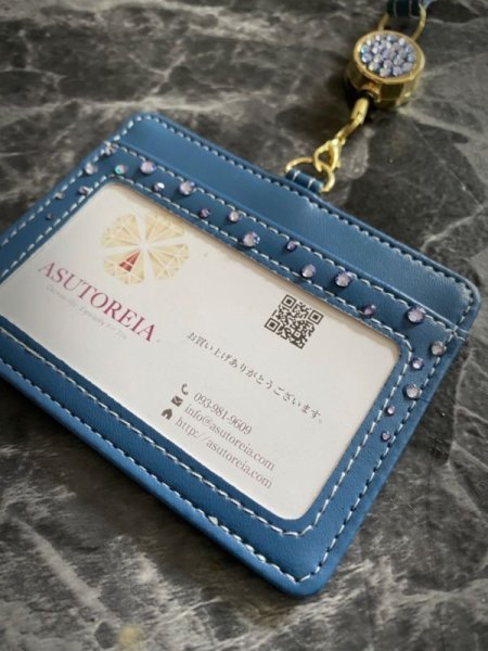 画像10: パスケースデコ スワロフスキー®︎・クリスタル使用 (10)