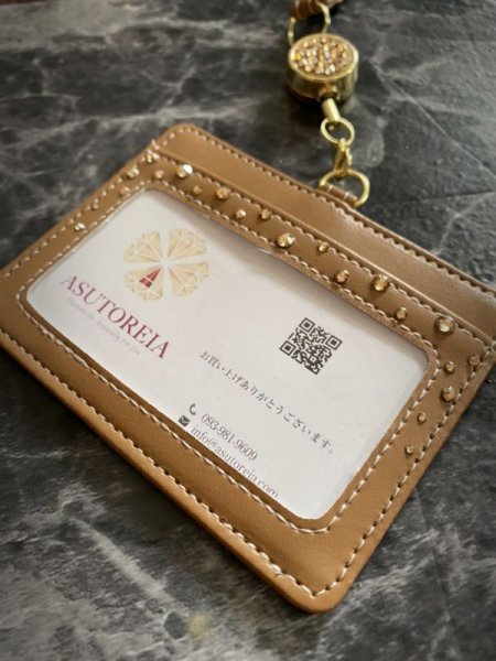 画像9: パスケースデコ スワロフスキー®︎・クリスタル使用 (9)