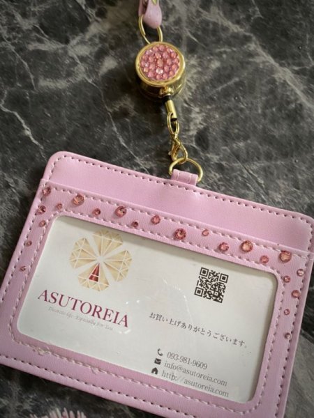 画像8: パスケースデコ スワロフスキー®︎・クリスタル使用 (8)