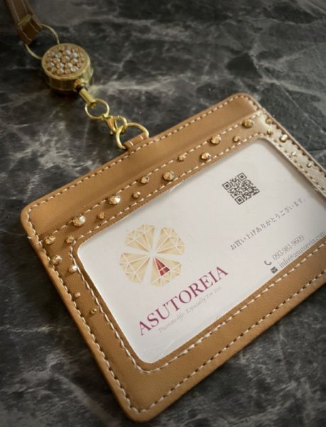 画像11: パスケースデコ スワロフスキー®︎・クリスタル使用 (11)