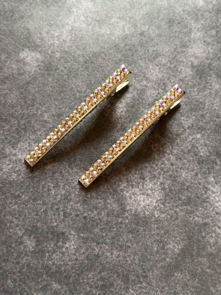 画像3: ヘアピン  スワロフスキー®︎クリスタル使用 (3)