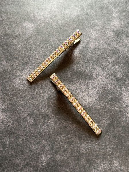 画像2: ヘアピン  スワロフスキー®︎クリスタル使用 (2)