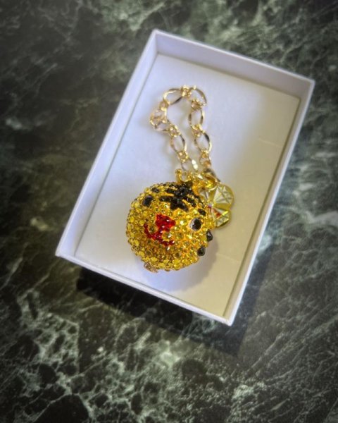 画像5: トラのクリスタルボール スワロフスキー®︎クリスタル使用  30mm (5)