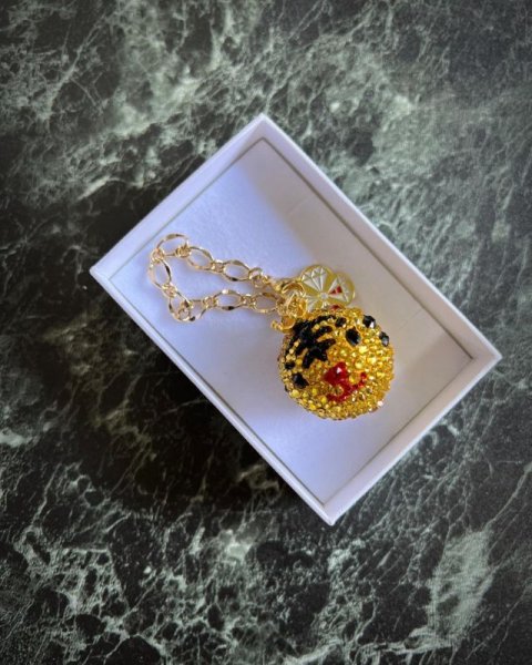 画像4: トラのクリスタルボール スワロフスキー®︎クリスタル使用  30mm (4)