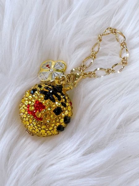 画像2: トラのクリスタルボール スワロフスキー®︎クリスタル使用  30mm (2)