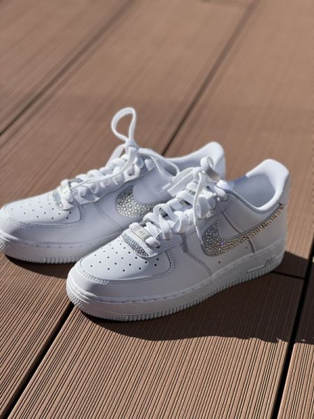 画像23: Nikeエアフォース 1 スワロフスキー®︎クリスタル使用 (23)