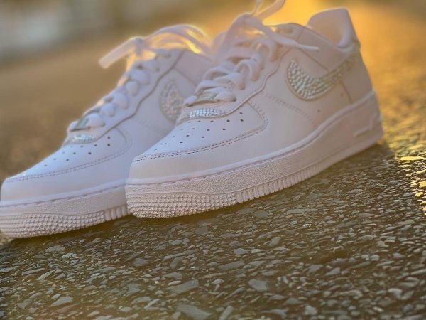 画像19: Nikeエアフォース 1 スワロフスキー®︎クリスタル使用 (19)
