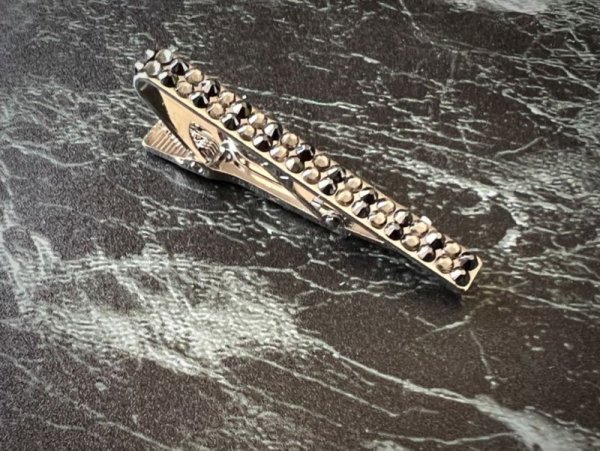 画像2: ネクタイピンデコ  スワロフスキー®︎クリスタル使用 (2)