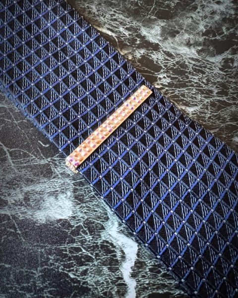 画像2: ネクタイピン  スワロフスキー®︎クリスタル使用 (2)