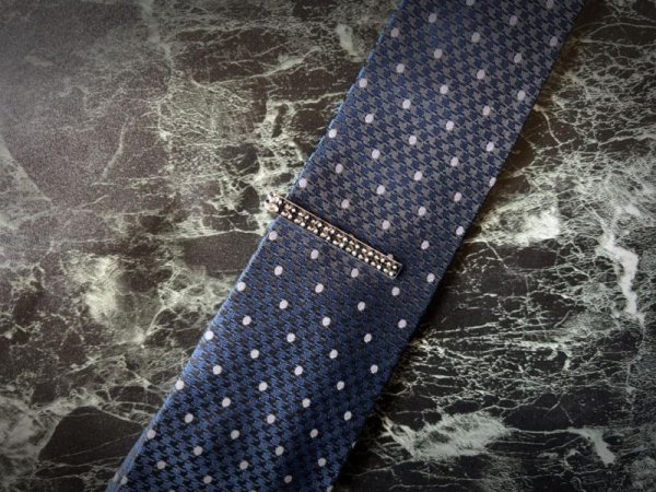 画像4: ネクタイピンデコ  スワロフスキー®︎クリスタル使用 (4)