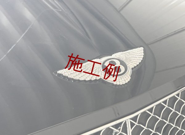 画像3: ベントレー BENTLEY コンチネンタル／LDY製 スワロフスキー®︎クリスタル ボンネットエンブレム（フロント、リアエンブレム）デコレーションのみ (3)