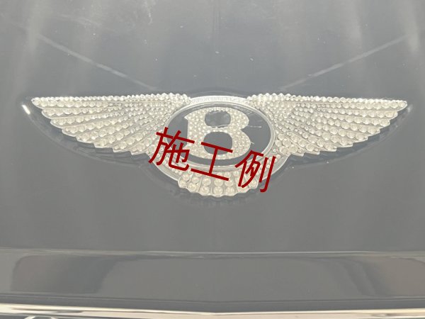 画像1: ベントレー BENTLEY コンチネンタル／LDY製 スワロフスキー®︎クリスタル ボンネットエンブレム（フロント、リアエンブレム）デコレーションのみ (1)