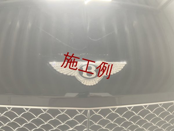 画像2: ベントレー BENTLEY コンチネンタル／LDY製 スワロフスキー®︎クリスタル ボンネットエンブレム（フロント、リアエンブレム）デコレーションのみ (2)