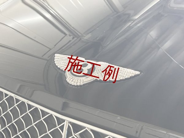 画像4: ベントレー BENTLEY コンチネンタル／LDY製 スワロフスキー®︎クリスタル ボンネットエンブレム（フロント、リアエンブレム）デコレーションのみ (4)