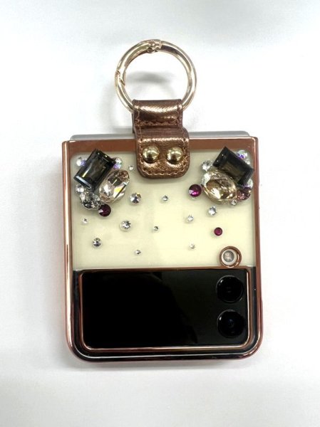 画像6: 魅惑のビジュー スマホケース GALAXY 折りたたみ   (6)