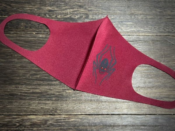 画像3: スパイダースカル デコマスク (3)