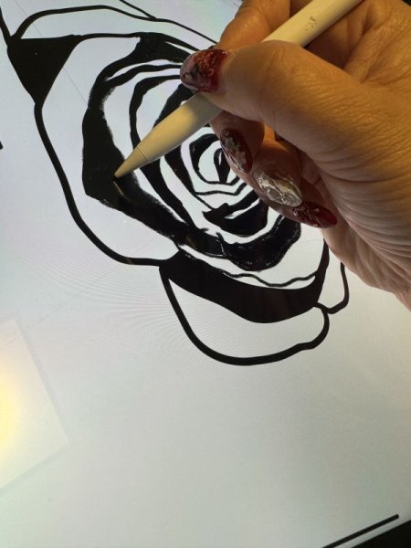 画像7: ASUTOREIA 薔薇柄 ブランド タオル (7)