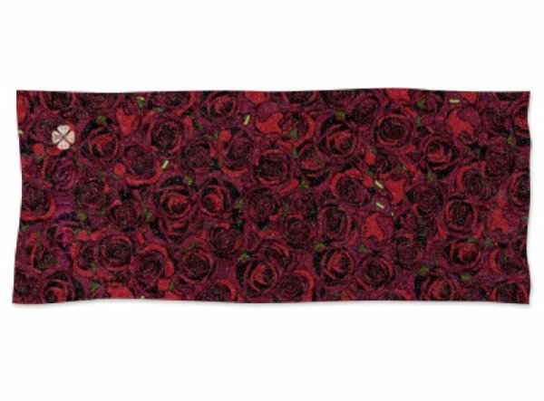 画像11: ASUTOREIA 薔薇柄 ブランド タオル (11)