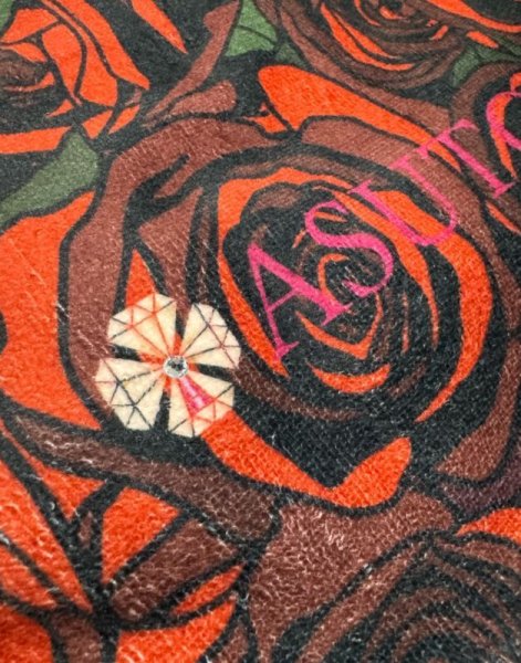 画像5: ASUTOREIA 薔薇柄 ブランド タオル (5)