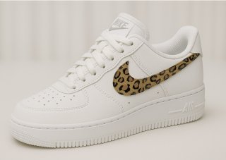 NIKE エアフォース1 デコシューズ ロゴ アッパー - オンラインデコ