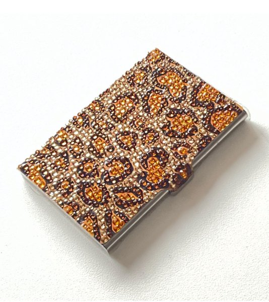 画像4: ヒョウ柄(レオパート柄)名刺入れ カードケース (4)