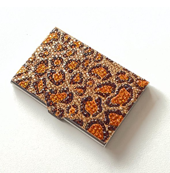 画像3: ヒョウ柄(レオパート柄)名刺入れ カードケース (3)