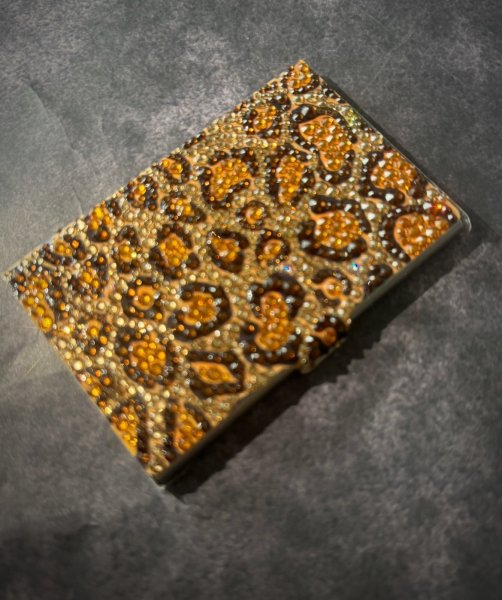 画像2: ヒョウ柄(レオパート柄)名刺入れ カードケース (2)