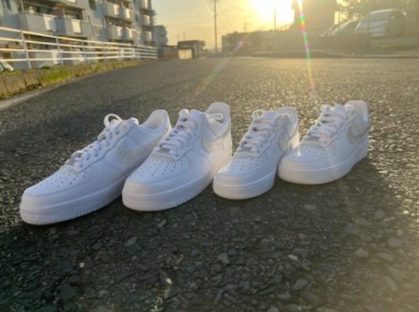 画像6: Nikeエアフォース 1 スワロフスキー®︎クリスタル使用 (6)