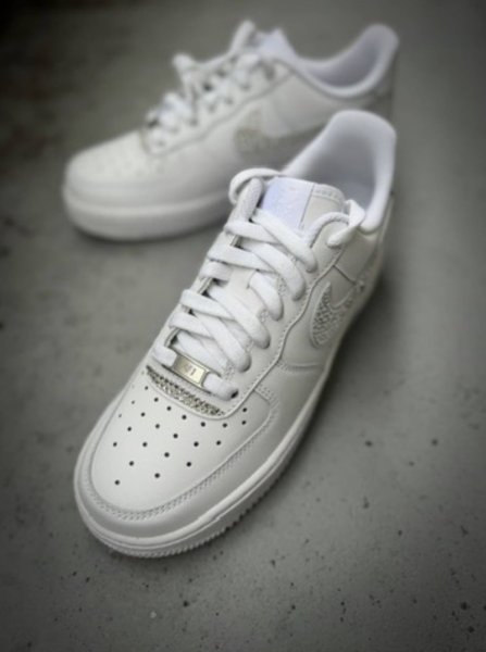 画像10: Nikeエアフォース 1 スワロフスキー®︎クリスタル使用 (10)