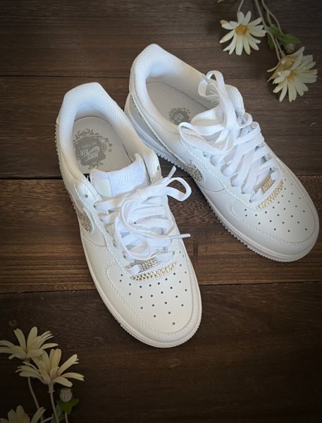 画像16: Nikeエアフォース 1 スワロフスキー®︎クリスタル使用 (16)