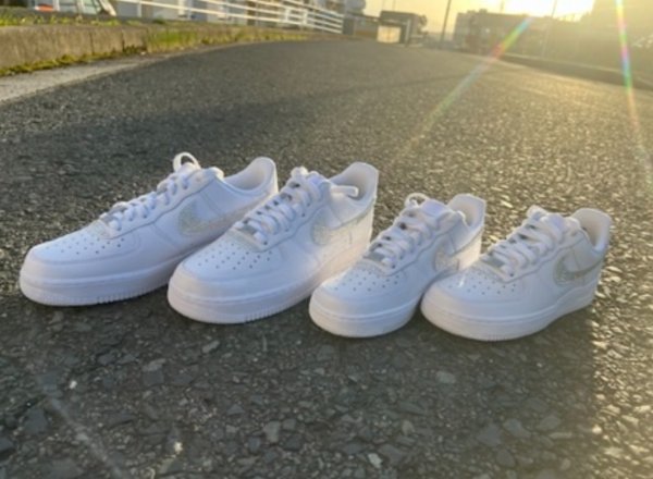 画像11: Nikeエアフォース 1 スワロフスキー®︎クリスタル使用 (11)