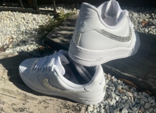 画像17: Nikeエアフォース 1 スワロフスキー®︎クリスタル使用 (17)