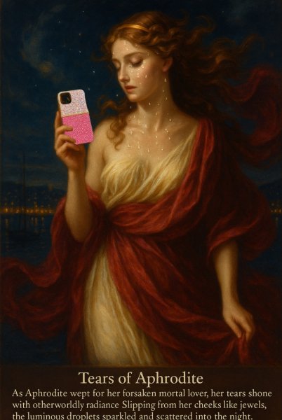 画像2: アフロディーテの雫(Tears of Aphrodite)スマホデコケース (2)