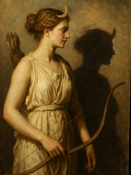 画像2: アルテミスの影(Shadow of Artemis)ゼブラ柄スマホケース (2)