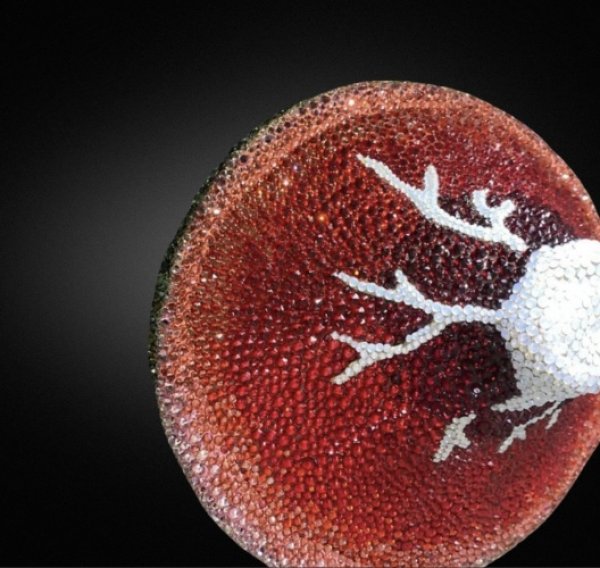 画像4: 縁起物 赤富士 置物  オブジェ (4)